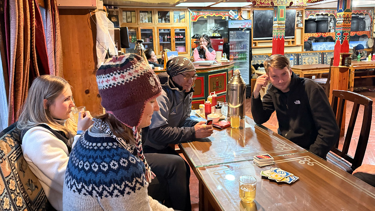 Aufenthaltsr&auml;ume in den Lodges